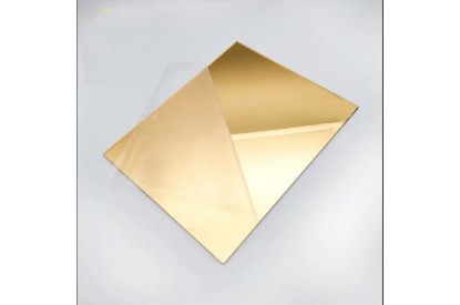 Golden Mirror Acrylic Plexiglass 3mm